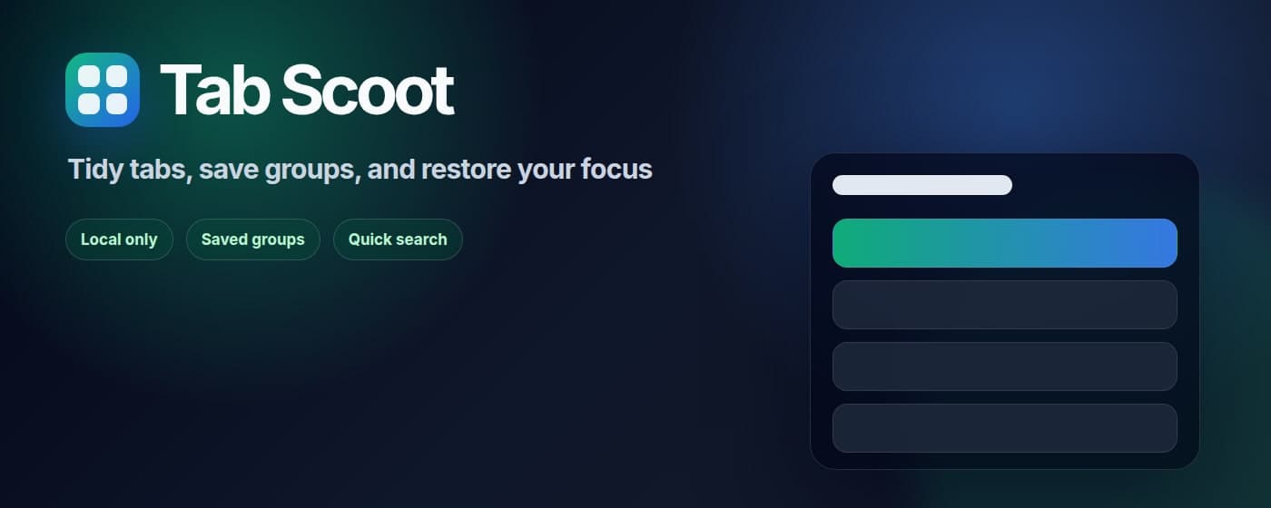 Featured image for Tab Scoot: A Self-Assigned Project to Ship a Chrome Extension