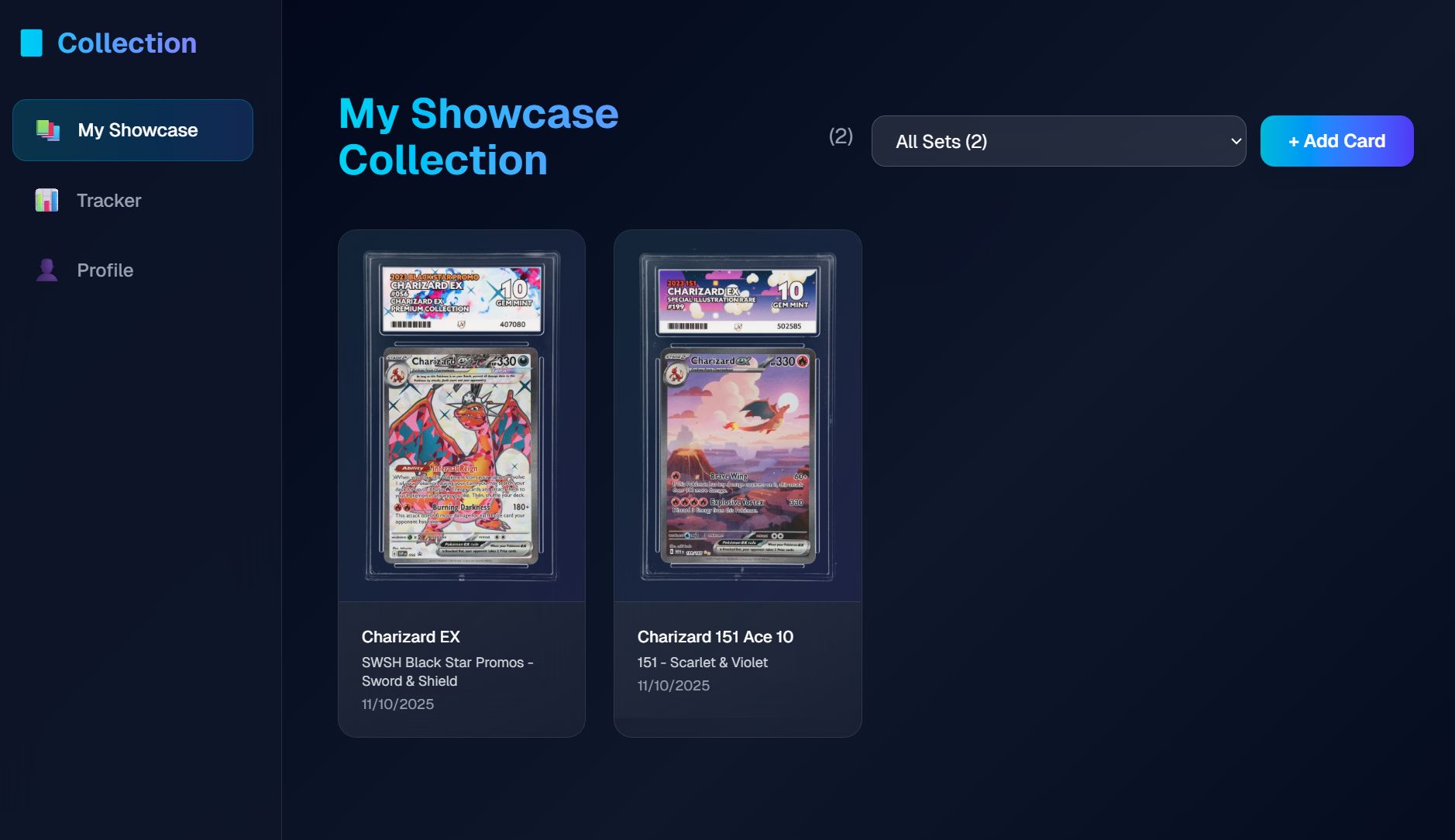 Pokemon Collection App - Main Interface